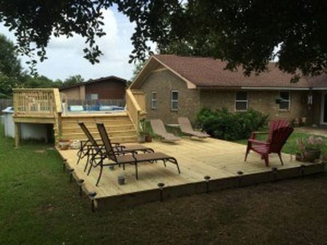Deck and Deck Patio Cover Long Beach, MS | Custom Deck With Patio Covers